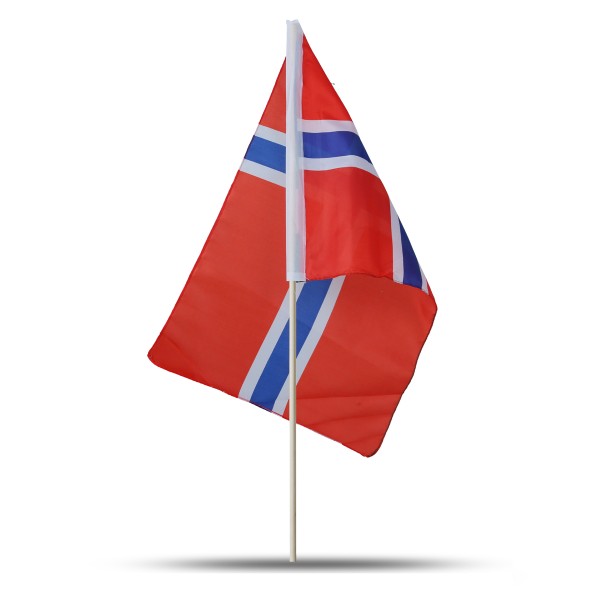 Sonia Originelli 10er Set Fahne Flagge Winkfahne "Norwegen" Norway Handfahne EM WM Muttertagsangebot