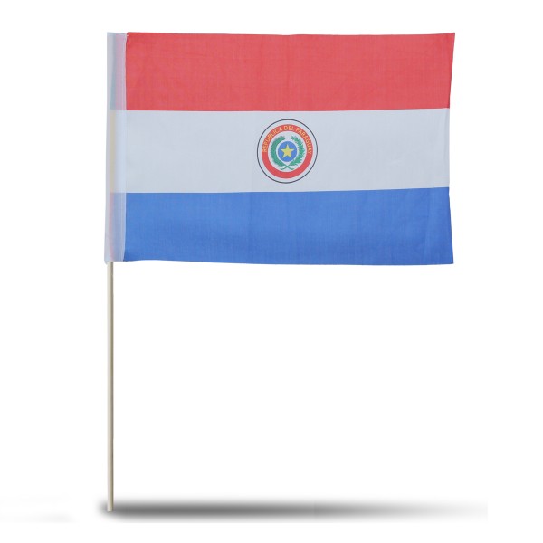 Sonia Originelli 10er Set Fahne Flagge Winkfahne "Paraguay" Handfahne EM WM Lagerräumung