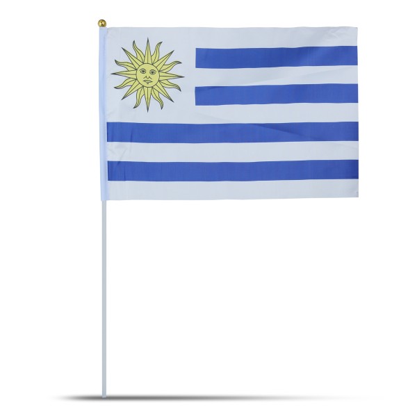 Sonia Originelli 10er Set Fahne Flagge Winkfahne "Uruguay" Handfahne EM WM Online Outlet