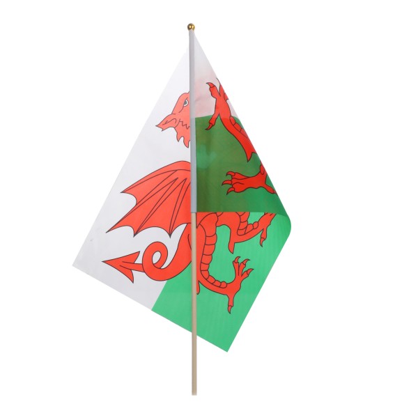 Sonia Originelli 10er Set Fahne Flagge Winkfahne "Wales" Handfahne EM WM Exklusive Angebote