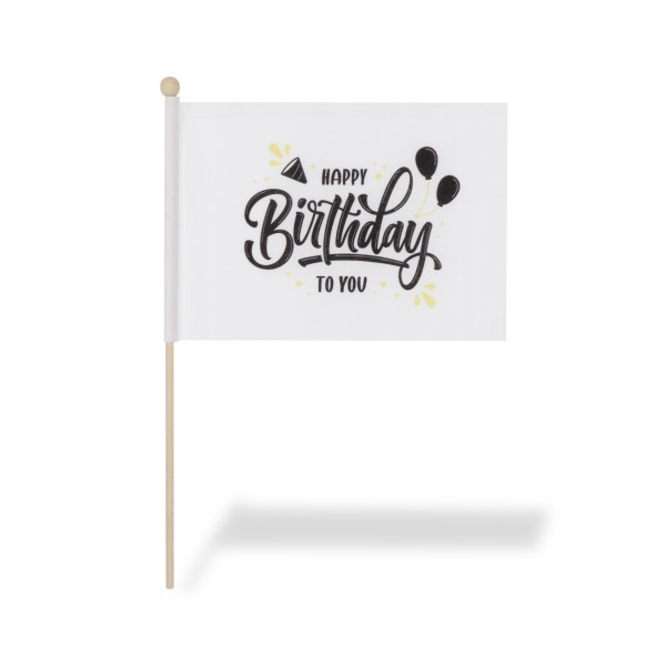 Sonia Originelli 2 er Set Tischfähnchen "Happy Birthday" Geburtstag Tischdeko Kauf eins, bekomm eins gratis
