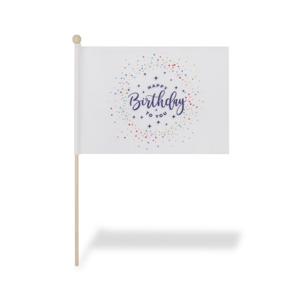 Sonia Originelli 2 er Set Tischfähnchen "Happy Birthday" Geburtstag Tischdeko Party Sonderangebote