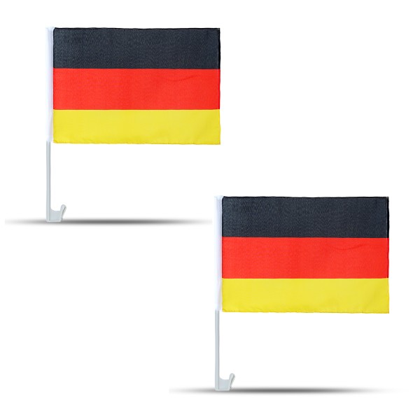 Sonia Originelli 2er SET "Auto Flagge" Fahne WM Länder Fußball Fan Begrenzte Freigabe