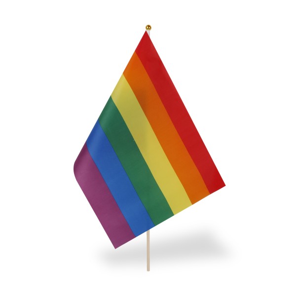 Sonia Originelli 10er Set Fahne Flagge Winkfahne "Regenbogen" Rainbow Handfahne EM WM Bis zu 50% Rabatt