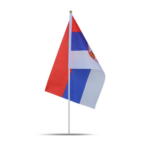 Sonia Originelli 10er Set Fahne Flagge Winkfahne "Serbien" Serbia Handfahne EM WM Riesige Rabatte