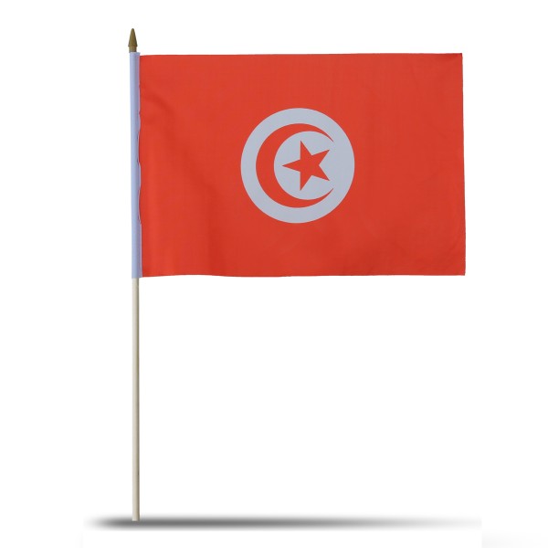 Sonia Originelli 10er Set Fahne Flagge Winkfahne "Tunesien" Tunisia Handfahne EM WM Im Verkauf