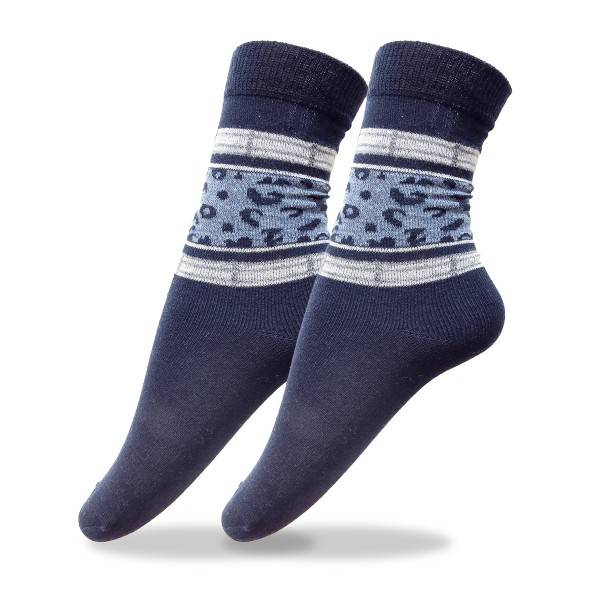 Sonia Originelli 4 Paar Socken "Leopard" unifarben mit Streifen knöchellang soft, elastischer Bund Begrenztes Angebot