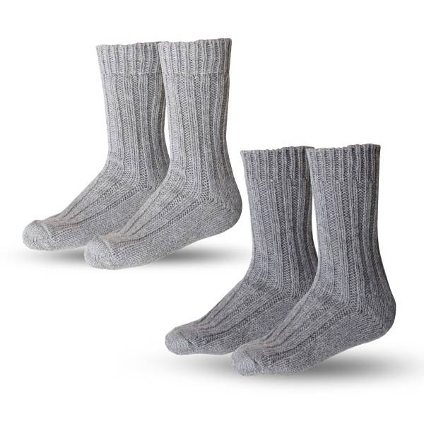 Sonia Originelli 2 Paar Kaschmirsocken "Dick" Unisex Kaschmir Wolle Warm Cyber Monday