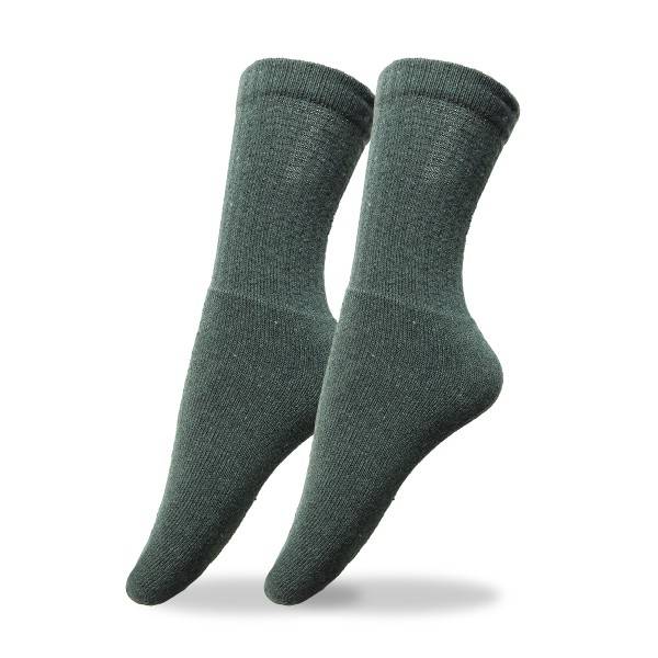 Sonia Originelli 3 Paar Army Socken Baumwolle oliv Plüschfuß unisex Zeitlich begrenztes Angebot