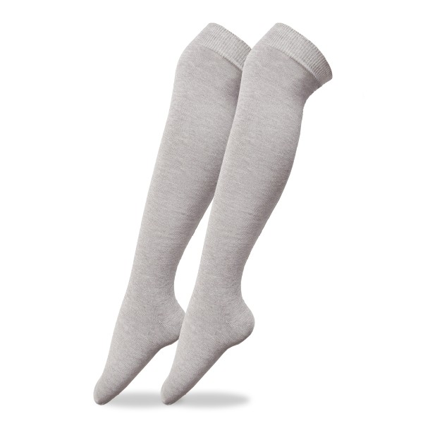 Sonia Originelli 3 Paar Damen Kniestrümpfe Feinstrick Baumwolle ohne Gummi Blitzangebot