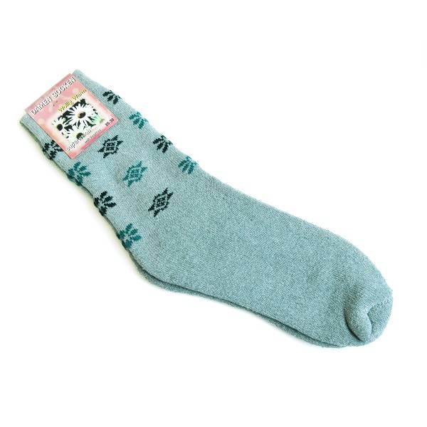 Sonia Originelli 3 Paar Damensocken "Blümchen" mit Frottée mollig warm Neuheiten