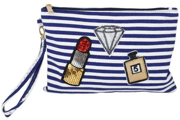 Sonia Originelli Clutch Kosmetiktasche "Diamant" Schminktasche Bag Super Sparpreis