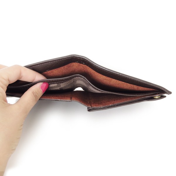 Sonia Originelli Herren Portemonnaie Geldbörse braun Leder schlicht Neueste Stile
