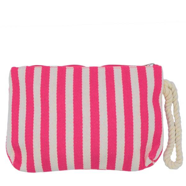 Sonia Originelli Kosmetiktasche maritim gestreift Anker Clutch Täschchen Bis zu 65% Rabatt