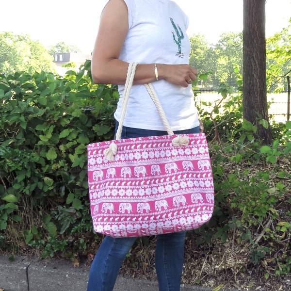 Sonia Originelli Strandtasche "Elefant" Beachbag Tasche Fabrikverkauf