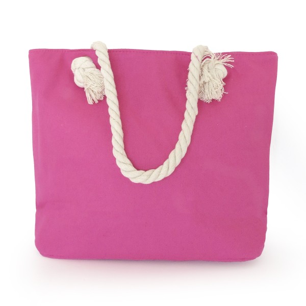 Sonia Originelli Strandtasche Anker bestickt maritim Seilkordel Shopper pink Meist gekauft