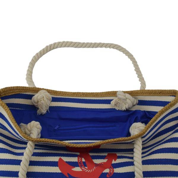 Sonia Originelli Strandtasche Beachbag Shopper Anker Maritim Streifen Top Angebot