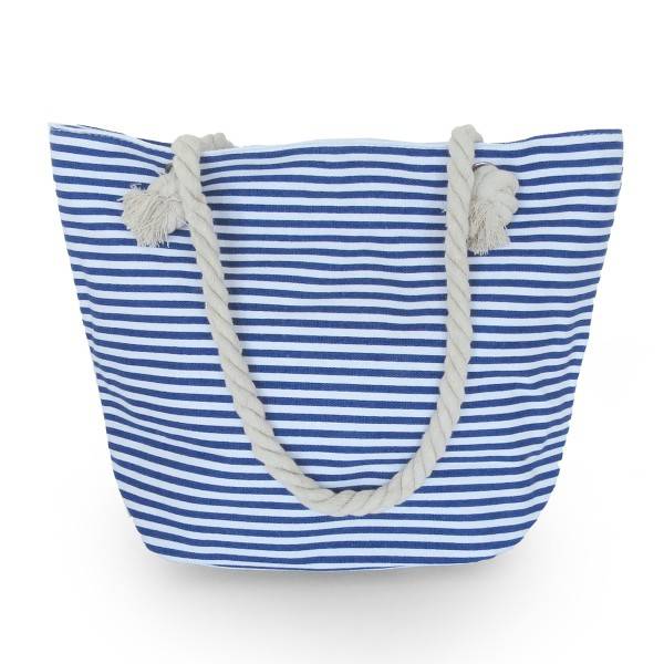Sonia Originelli Strandtasche mit Ankermotiv Beachbag Shopper Streifen Maritim Saisonale Angebote