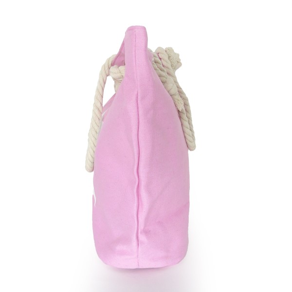 Sonia Originelli Strandtasche uni mit Sternaufdruck Seilkordeln Shopper Sonderangebote