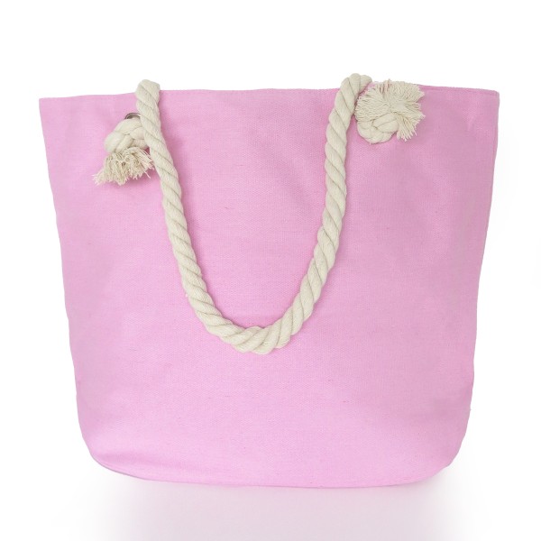 Sonia Originelli Strandtasche uni mit Sternaufdruck Seilkordeln Shopper Sonderangebote