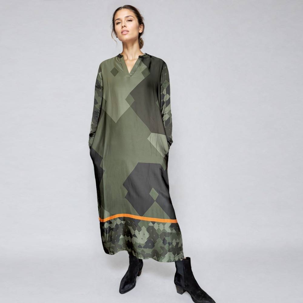 Soul Kathrine EVE LONGDRESS Print 02 Großer Ausverkauf