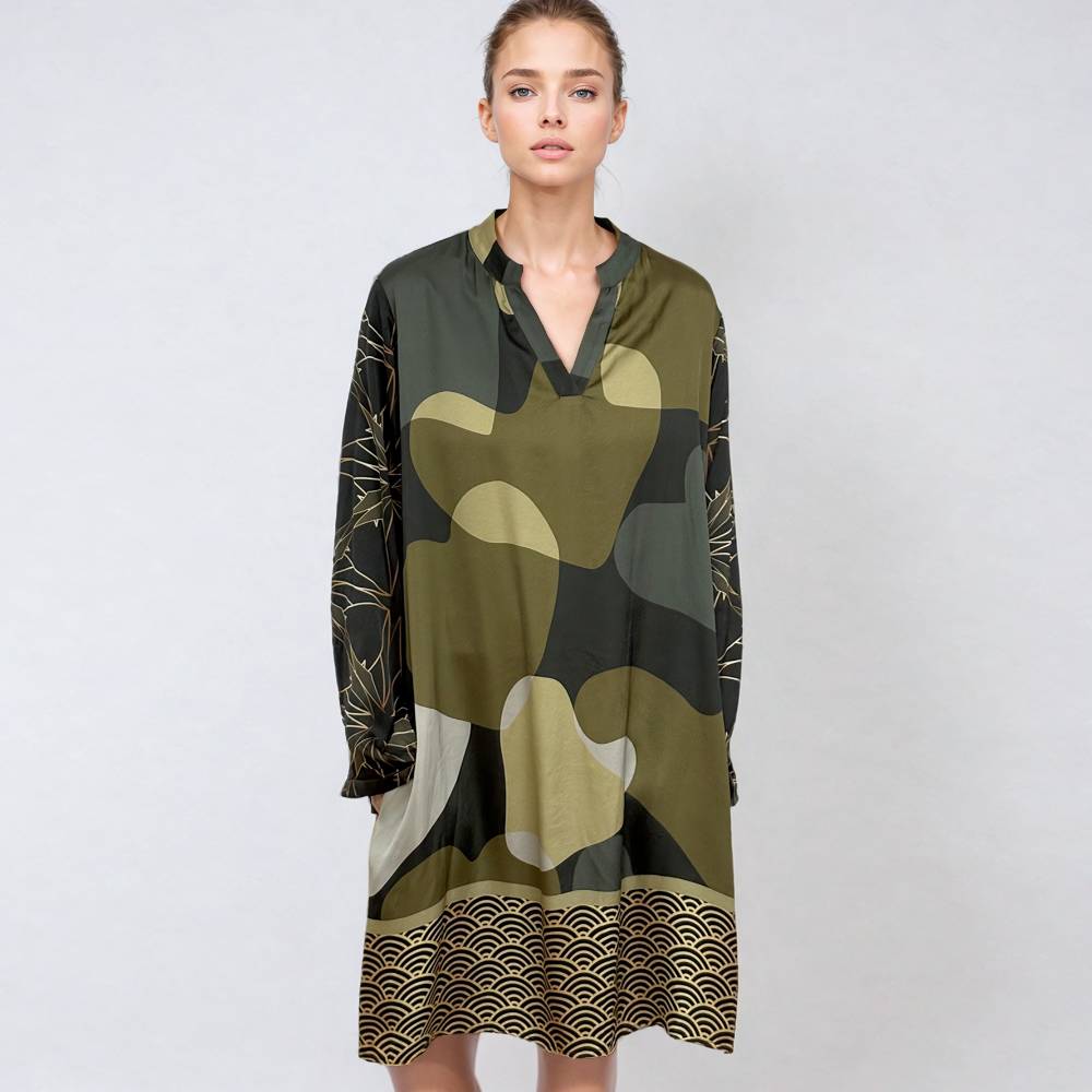Soul Kathrine LILLY SHORT DRESS Print 04 Preisnachlass