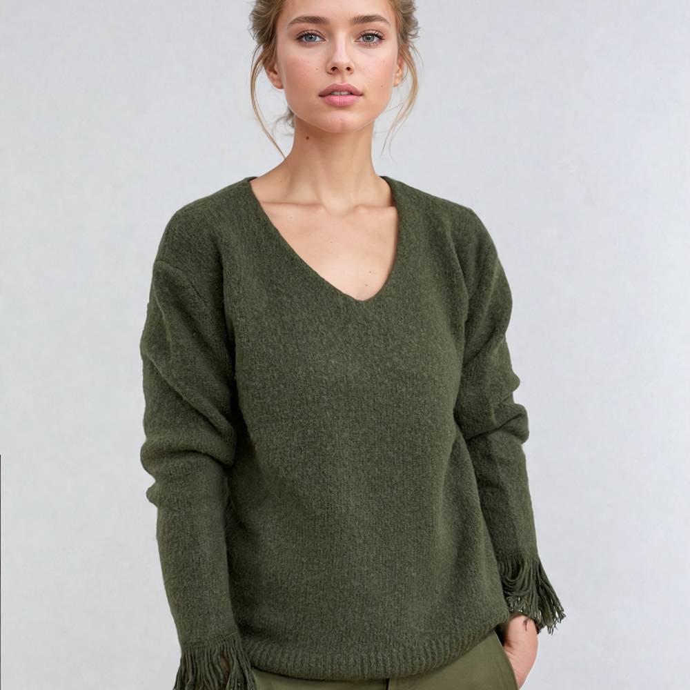 Soul Kathrine NELA SWEATER olive Kauf eins, bekomm eins gratis