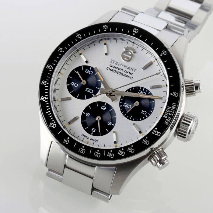 ﻿Steinhart Ocean One Vintage Chronograph II silver Online