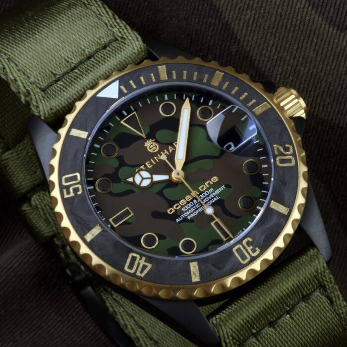 Steinhart Ocean 39 black MILITARY Camouflage Taucheruhr Hotsell