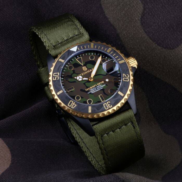 Steinhart Ocean 39 black MILITARY Camouflage Taucheruhr Hotsell