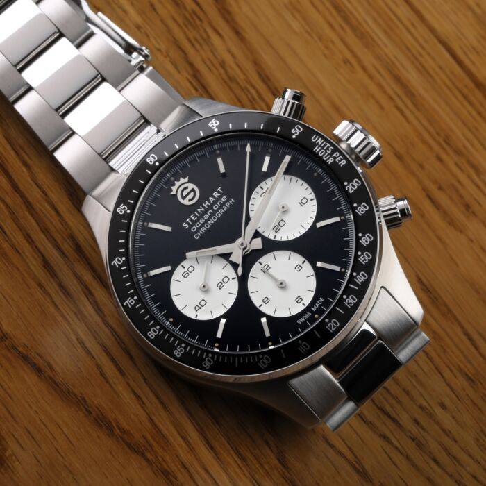 Steinhart Ocean One Vintage Chronograph II black im Angebot