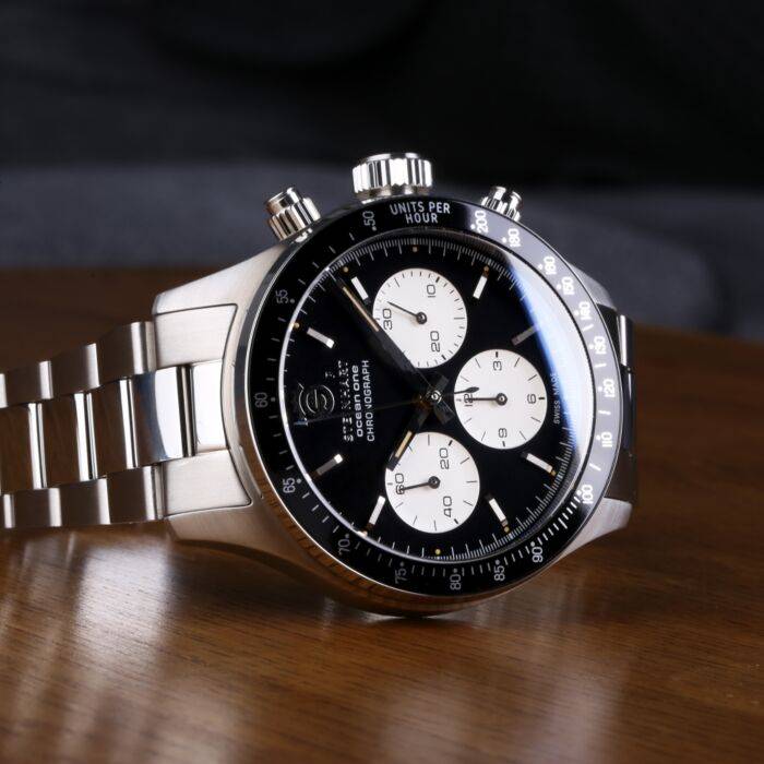 Steinhart Ocean One Vintage Chronograph II black im Angebot