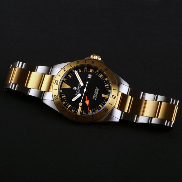 Steinhart Ocean One vintage GMT two-tone Meist gekauft