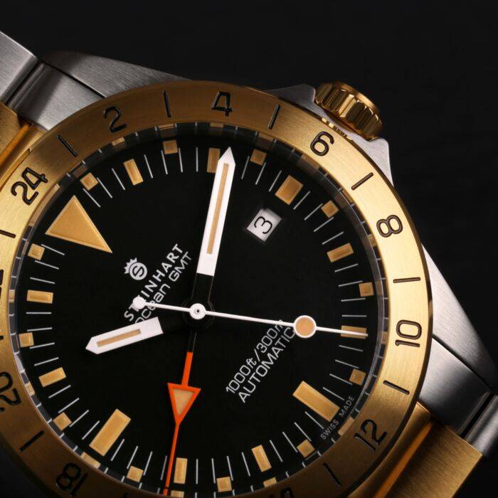 Steinhart Ocean One vintage GMT two-tone Meist gekauft