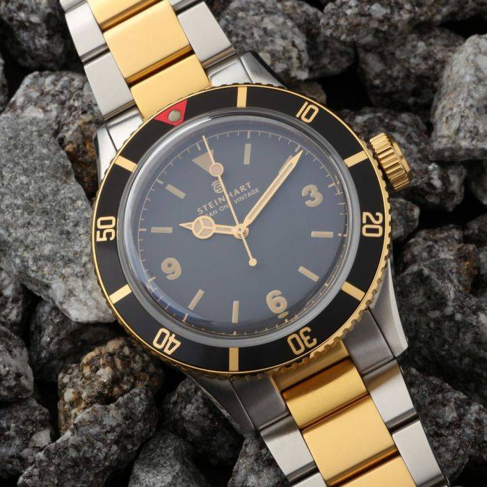 Steinhart Ocean One Vintage two-tone Taucheruhr Verkauf