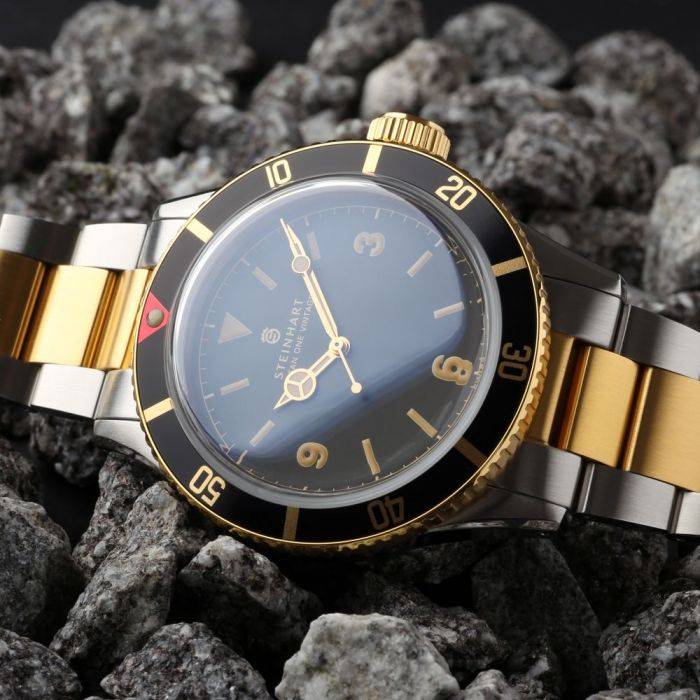 Steinhart Ocean One Vintage two-tone Taucheruhr Verkauf