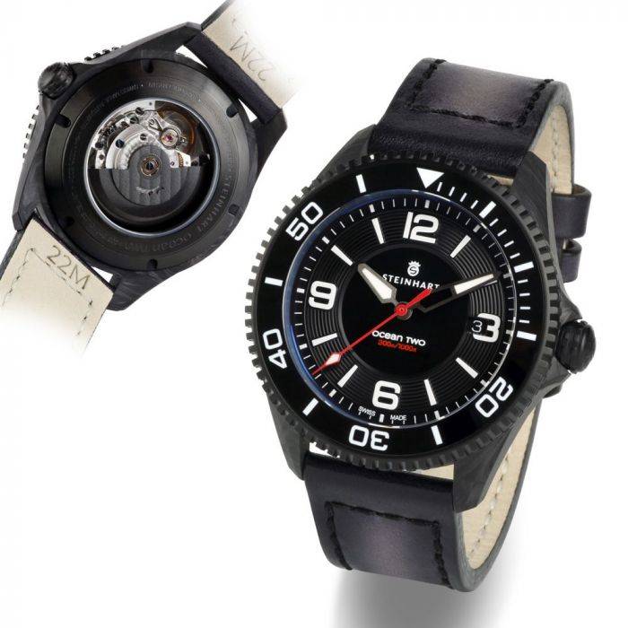 Steinhart Ocean 2 premium Carbon Black Taucheruhr