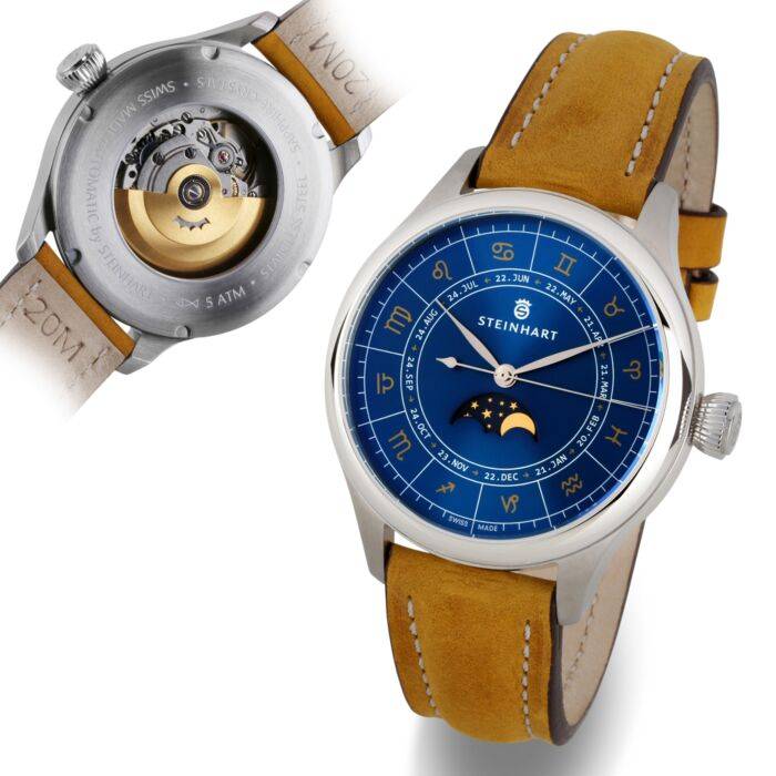 Steinhart Marine 42 Moon Phase Zodiac