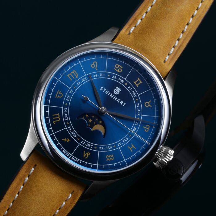 Steinhart Marine 42 Moon Phase Zodiac Auslauf