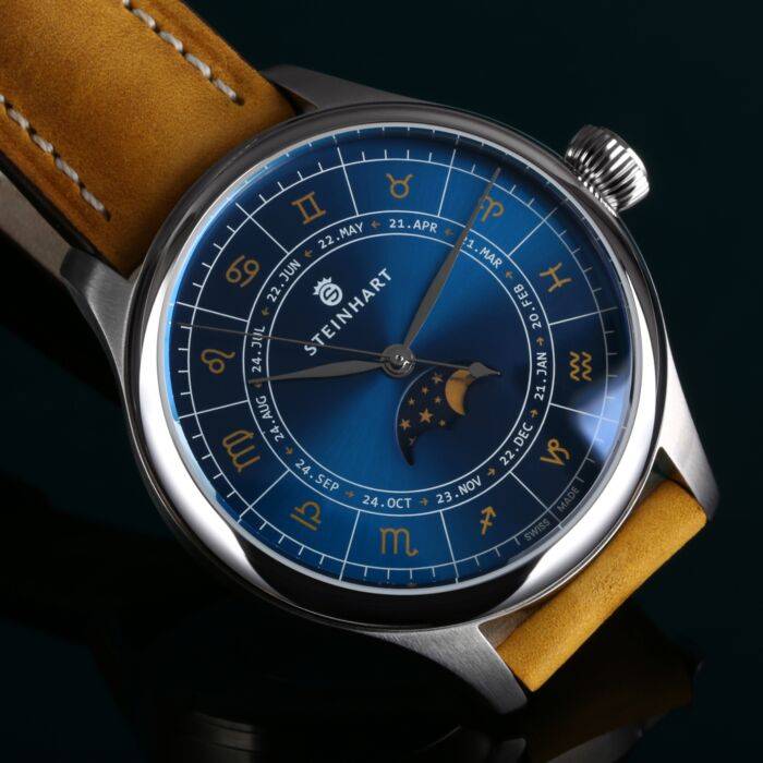 Steinhart Marine 42 Moon Phase Zodiac Auslauf