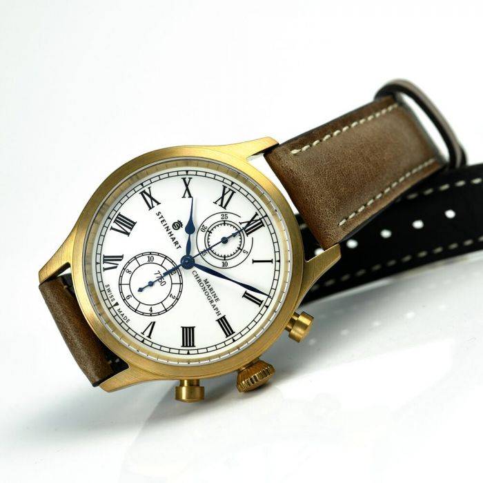 Steinhart Marine-Chronograph Bronze Premium Römisch Fabrikverkauf