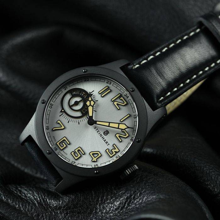 Steinhart MILITARY 47 ST1 silber Ltd. Edition Letzte 2 Tage