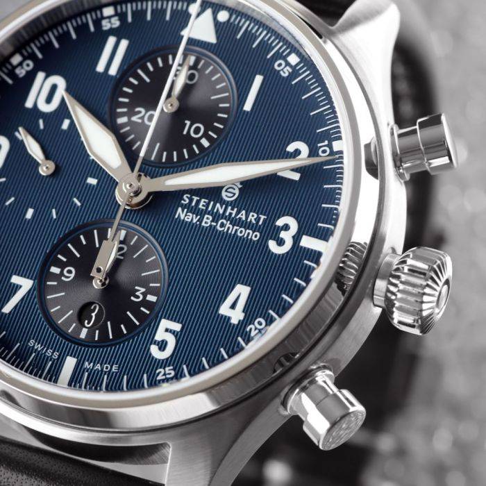Steinhart NAV.B-CHRONO 42 CLASSIC A-TYPE BLUE Fabrikverkauf