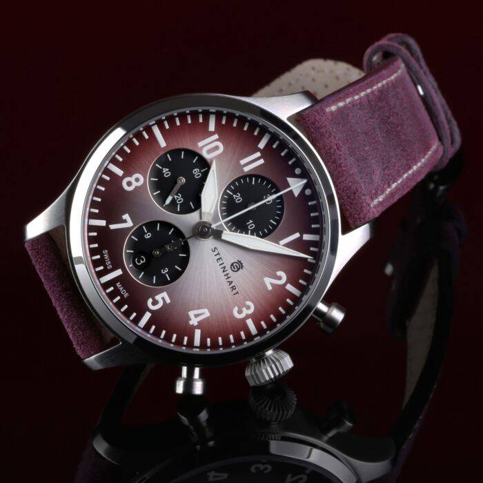 Steinhart Pilot Chronograph 42 red SUMMER EDITION Meist gekauft
