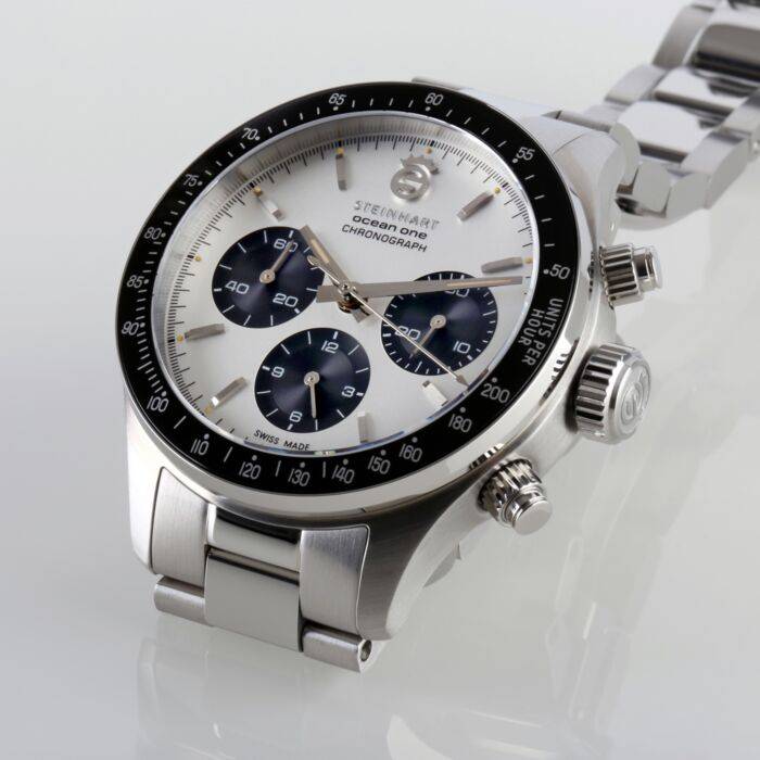 Steinhart Ocean One Vintage Chronograph II silver Verkauf