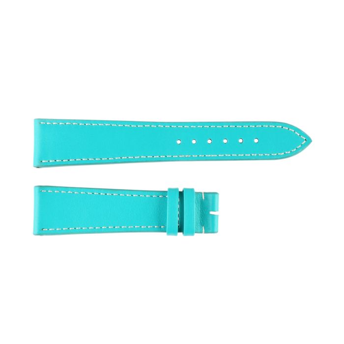 Steinhart Lederband türkis mit weißer Naht, Größe S