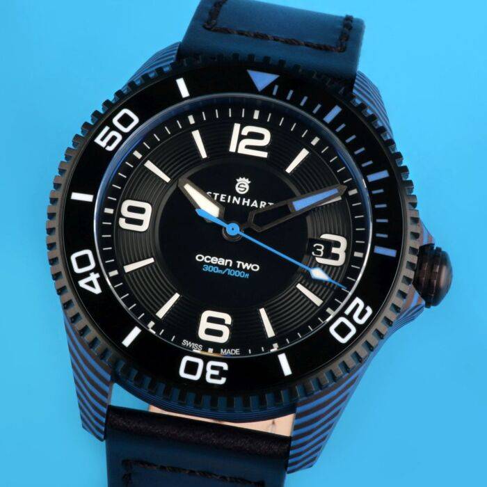 Steinhart Ocean 2 premium Carbon Blue Taucheruhr Online
