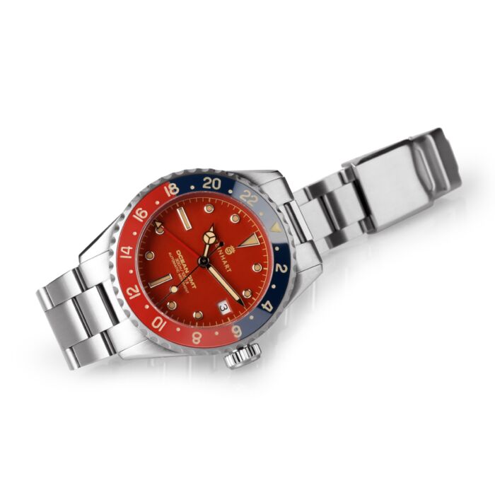 Steinhart Ocean 39 vintage GMT premium red ceramic Auslauf