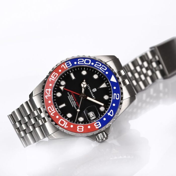 Steinhart Ocean 39 GMT.2 BLUE-RED Ceramic Taucheruhr Blitzverkäufe