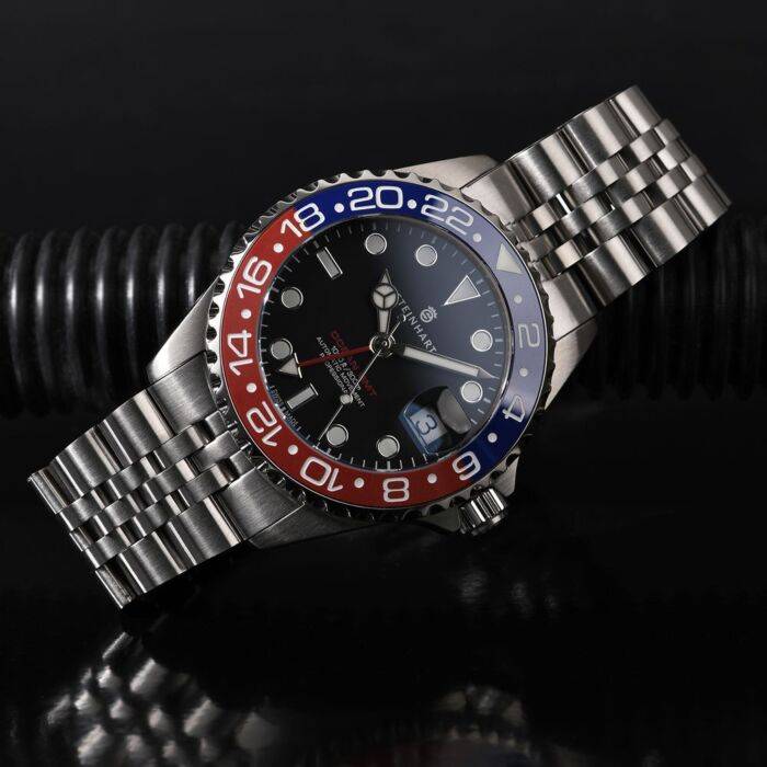 Steinhart Ocean 39 GMT.2 BLUE-RED Ceramic Taucheruhr Blitzverkäufe
